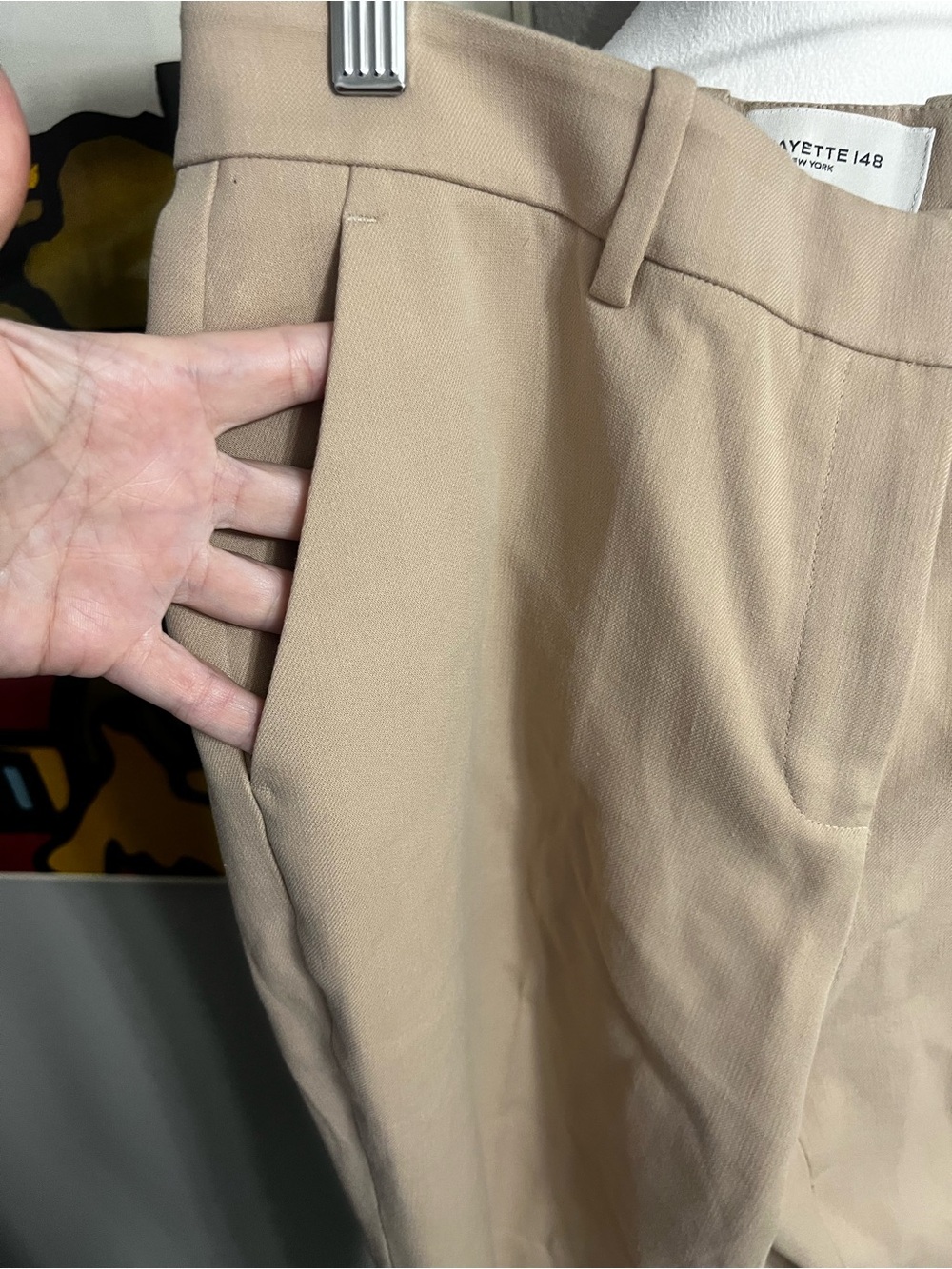 Lafayette 148 New York Manhattan Skinny
Ankle Pant 10 Tan Khaki - Picture 9 of 15